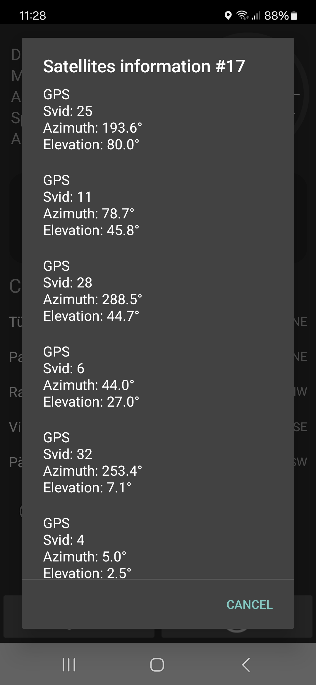 Access Satellite & Compass Data - Ensure accuracy with built-in tools.