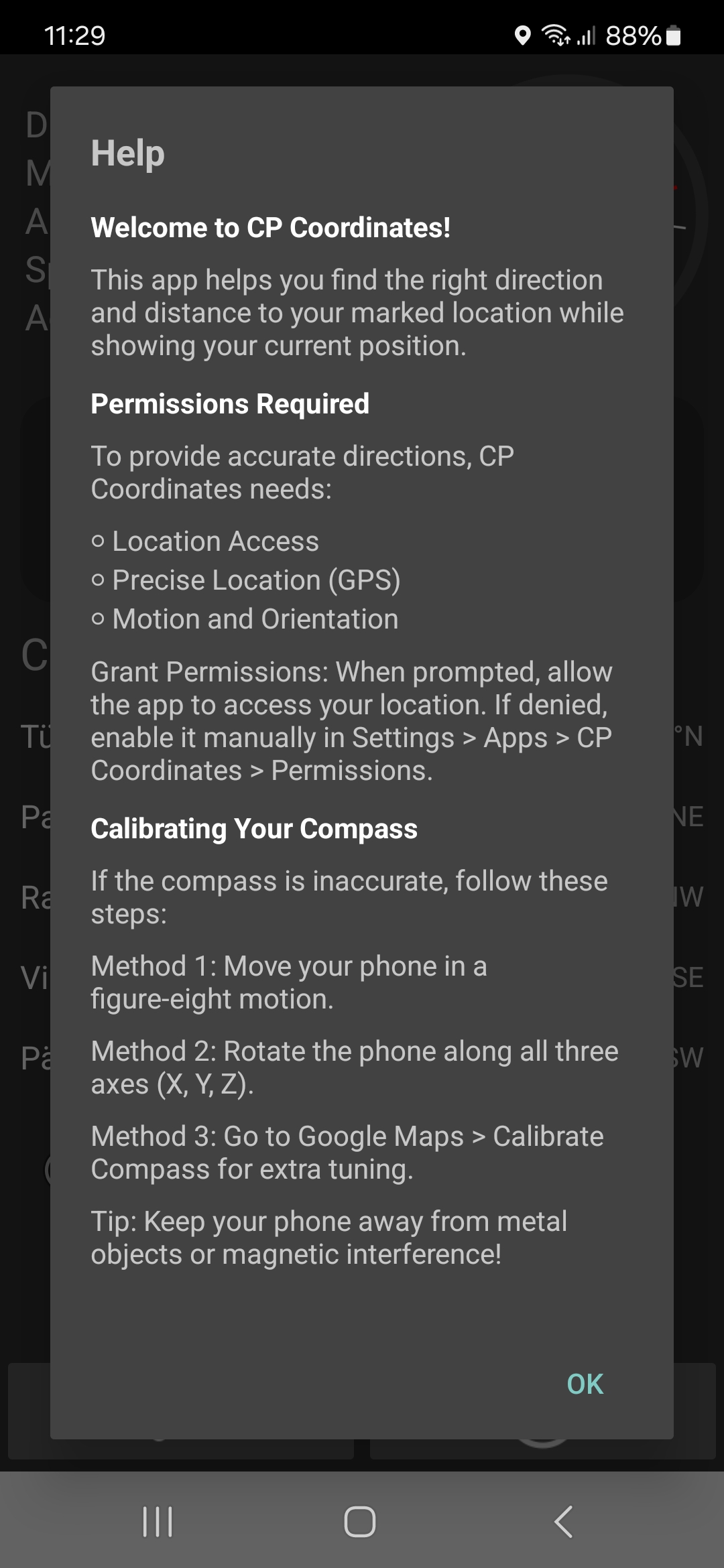 Built-in help