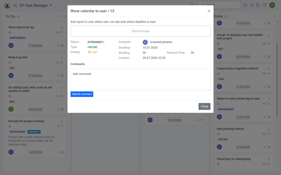 About the Task Manager